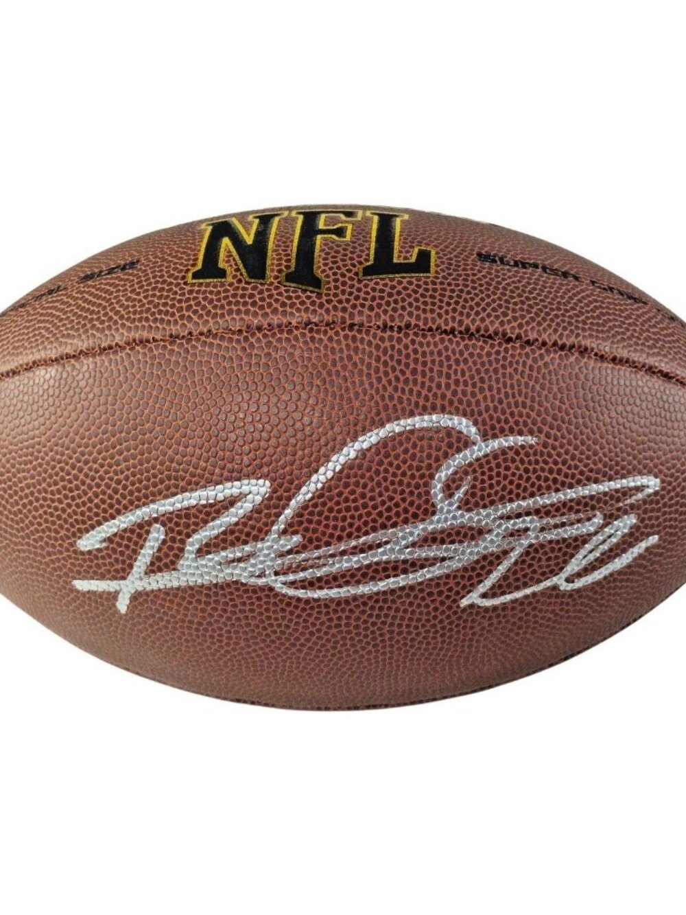 Rod Woodson Signed Wilson NFL Football Steelers HOF Beckett BAS COA